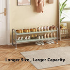INGIORDAR 2 Tier Long Shoe Rack Organizer - Image 4