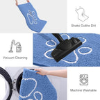 Smiry Dog Door Mat for Muddy Paws, Absorbent Non Slip Dirt Trapper - Image 6