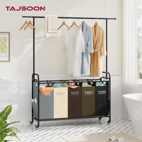Tajsoon Laundry Sorter Cart - Image 2