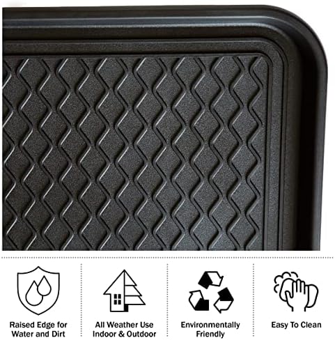 Stalwart 75-ST6012 All Weather Boot Tray-Water Resistant Plastic Utility Shoe - Image 2