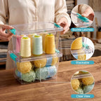 Vtopmart 2 Pack 5 Qt Clear Storage Bins - Image 6