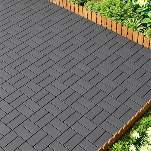 Interlocking Deck Tiles 44 Pack, All Weather Use by VireoNest