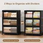 SAILUN 579Qt Stackable Storage Bins, Storage Cabinet - Image 5
