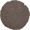 Tierra Verde 4-Pack 18”x18” Cracked Log Rubber Stepping Stones by TierraVerde