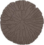 Tierra Verde 4-Pack 18”x18” Cracked Log Rubber Stepping Stones by TierraVerde