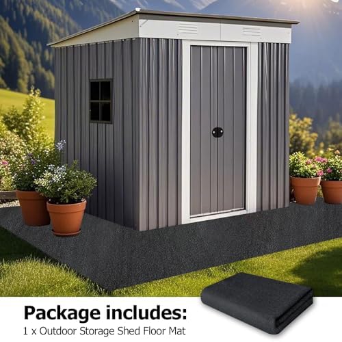 8.2x8.2FT Outdoor Storage Shed Floor Mat, Tent Carpet - Image 5