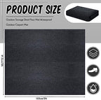 Outdoor Shed Floor Mat 5 x 3 ft, Waterproof Non Slip Rug - Image 2