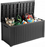 Outdoor Storage Box, 200 Gallon Waterproof Deck Box by GraceYourYard