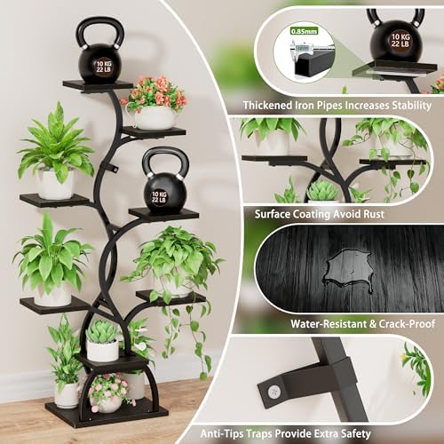 Plant Stand Indoor with Grow Light - Image 6