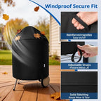 SunPatio 22 Inch Charcoal Kettle Grill Cover, Compared to Weber 7150 - Image 5