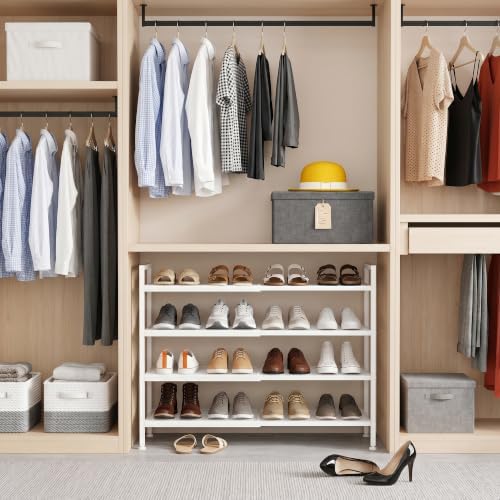 Expandable Shoe Rack for Closet, Shoe Storage - Image 2