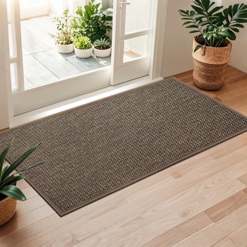LEKEEPGO Door Mat 24"x47", Non Slip Washable Indoor Door Mat by LEKEEPGO