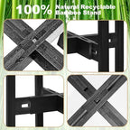 Rnined Adjustable Plant Stand Indoor, Bamboo Mid Century Modern Plants Stands - Image 4