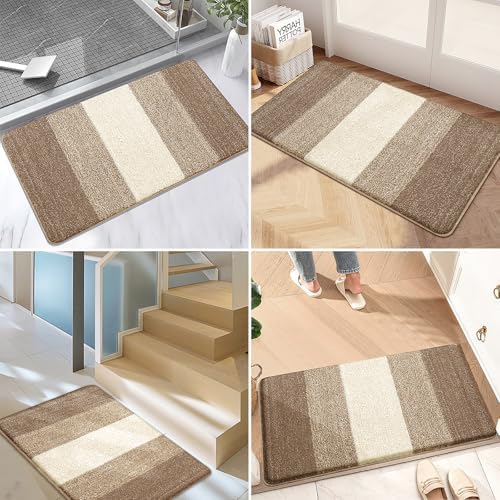 Kitinjoy Indoor Outdoor Door Mat, 59x36 Non-Slip Dirt Trapper Doormats - Image 6