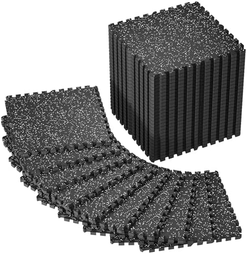 SUPERJARE 0.79'' Extra-Thick 36 Pcs 144 Sq Ft Exercise Equipment Mats by SUPERJARE