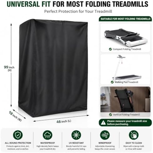 Treadmill Cover, Running Machine Cover, Oxford Cloth Waterproof Dustproof - Image 5