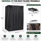 Treadmill Cover, Running Machine Cover, Oxford Cloth Waterproof Dustproof - Image 5