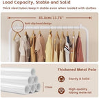 JIUYOTREE Garment Rack Clothing Clothes Rack - Image 5