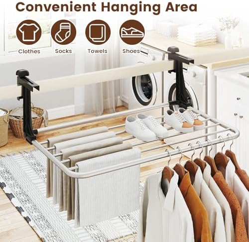 Tangkula Portable Clothes Drying Rack - Image 5