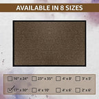 LuxUrux Heavy Duty Rubber Door Mat - Image 4