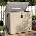 Outdoor Storage Shed Resin Waterproof Storage Cabinet by LegacyAmerhomeDirect