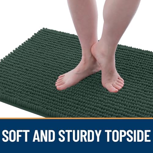 OLANLY Dog Door Mat for Muddy Paws 59x24, Extra Absorbent Chenille Mud Mat - Image 3