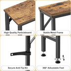 47.2" Console Table, Narrow Entryway Table, Skinny Sofa Table, Behind CouchTable - Image 4