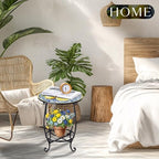 Cinnvoice Outdoor Side Table Small End Patio Porch Table - Image 6