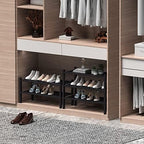 ROMGUAR CRAFT 2 Tier Bamboo Shoe Rack - Image 4