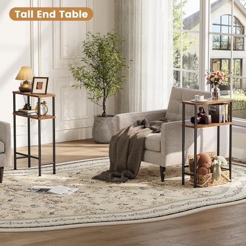 Asgolion Narrow Console Table, 15.7" Small Entryway Table - Image 4
