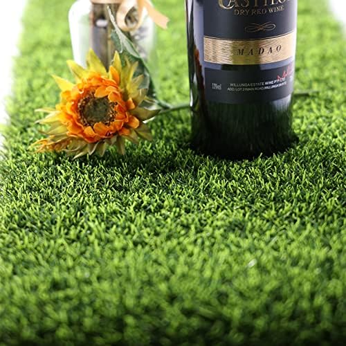 Kesfey Grass Placemats 12"x12"Golf Artificial Fake Grass Squares Turf Patch - Image 6