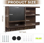 WEWEOW Key Holder for Wall, Mail Organizer Wall Mount - Image 4
