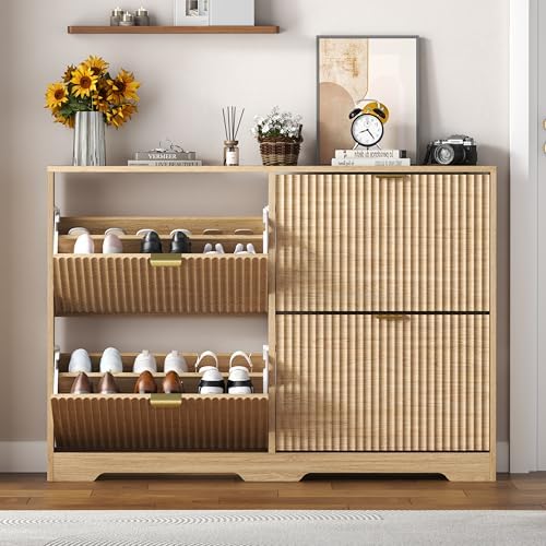 HUANLEGO Shoe Cabinet Storage for Entryway - Image 3