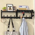 35'' Black Coat Rack Wall Mount by Unknown