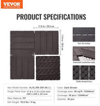 VEVOR 36 sq. ft Plastic Interlocking Deck Tiles, 36 Pack, Patio Floor Decking - Image 7