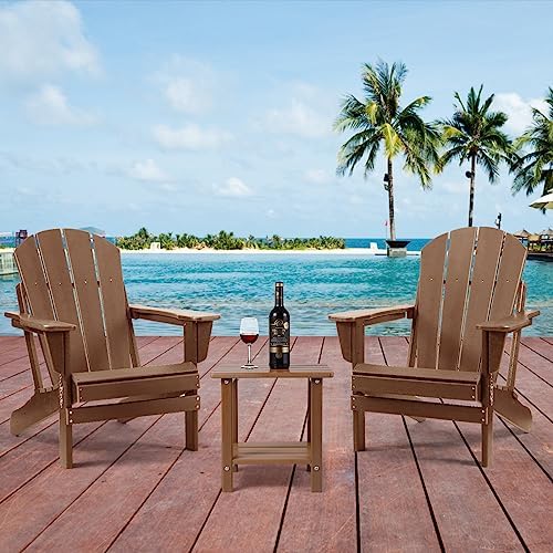 Apolimi Adirondack Outdoor Side Table, 2-Tier Sturdy Patio End Table Weather - Image 6