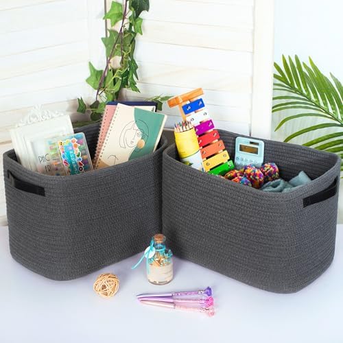MINTWOOD Design 3-Pack Decorative Woven Storage Baskets - Image 3