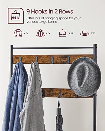 VASAGLE Coat Rack, Hall Tree - Image 5