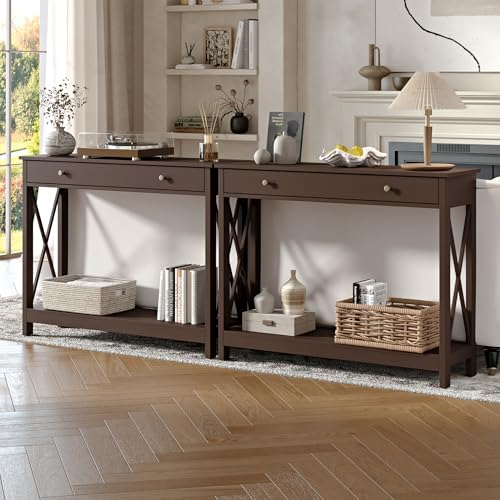 Treocho Espresso Console Table - Image 6