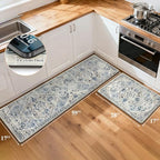 Ileading Anti Fatigue Kitchen Rugs Sets of 2 Cushioned Kitchen Mats - Image 2