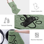 Smiry Dog Door Mat for Muddy Paws, Absorbent Non Slip Dirt Trapper - Image 6