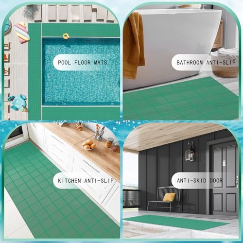 Tondiamo Pool Mats Non Slip Drainage Floor Pool Deck Mats, 1x 10 Ft - Image 5