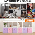 ShellKingdom Storage Bins, Foldable Fabric Storage Cubes And Cloth Storage - Image 7