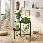 3 Tier Tall Metal Plant Stand, Duty Tiered Flower Shelf - Image 4