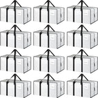 12 Pack Extra Heavy Duty Large Moving Bags by Fygrip