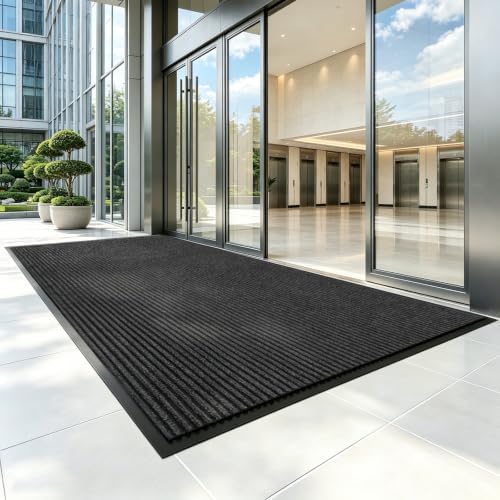 4'x8' Commercial Grade Front Door Mat Indoor Outdoor Entrance by HEAUIK