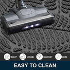 Colorxy Waterproof Front Doormat, Sturdy Natural Rubber Door Mat - Image 5