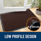 OLANLY 2-Pack Front Door Mats 47x23, Waterproof Heavy-Duty Doormats - Image 4