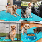 OLANLY Dog Door Mat for Muddy Paws 48x30, Super Absorbent Chenille Mud Mat - Image 7