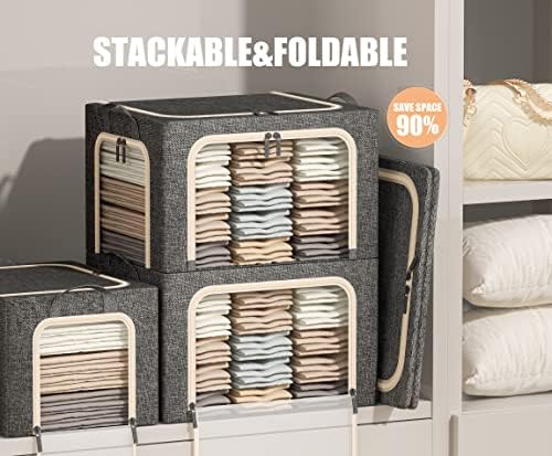 3 Openings Large Clothes Storage Bins - Image 2